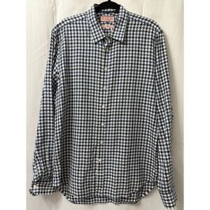 Thomas Pink Mens Shirt Long Sleeve Indigo Size XL